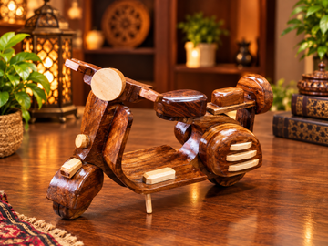 wooden bike