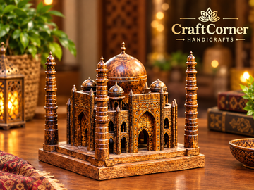 Handmade wooden Taj Mehel