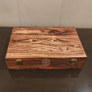 Dual Storage – Watch & Cufflinks Organizer – Wood Top & customize watch box