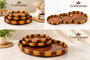 Wooden Plate  Set