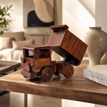 Wooden Miniature Toy Dumper