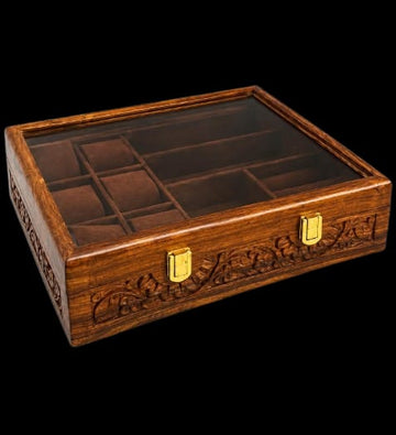 Craved Wooden Jwellery Box