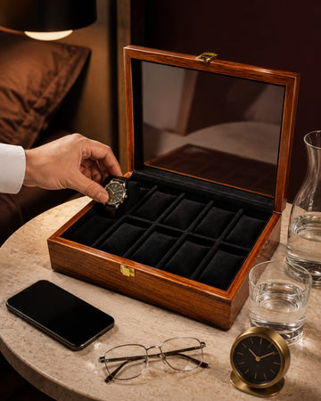 Executive 10 slot wooden Watch Box