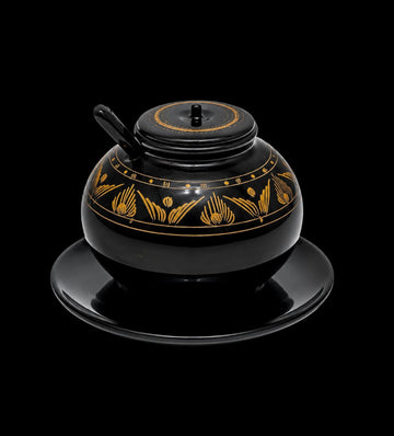 Small Black wooden Sugar Port
