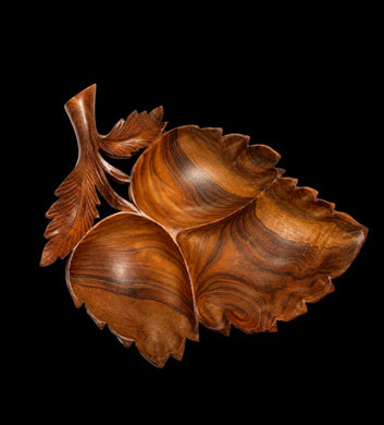Wooden deacorative Leaf serving Dishes