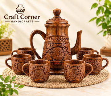 Wooden Tea Set